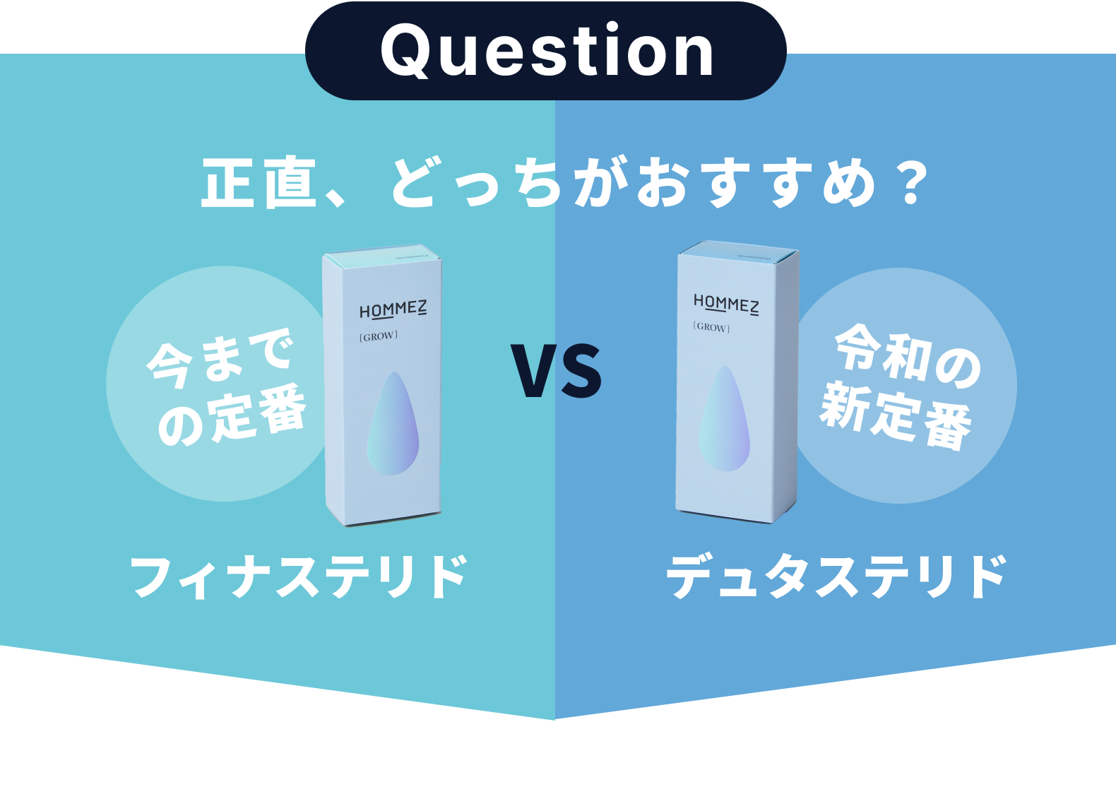 デュタステリドvsフィナステリド 正直、どっちがおすすめ？